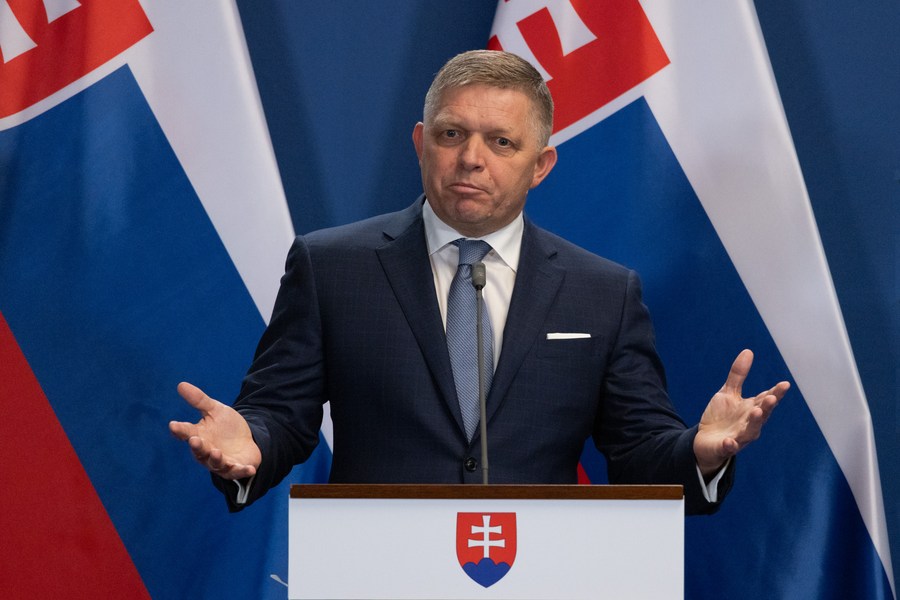 Thu tuong Slovakia Robert Fico. Anh: Xinhua