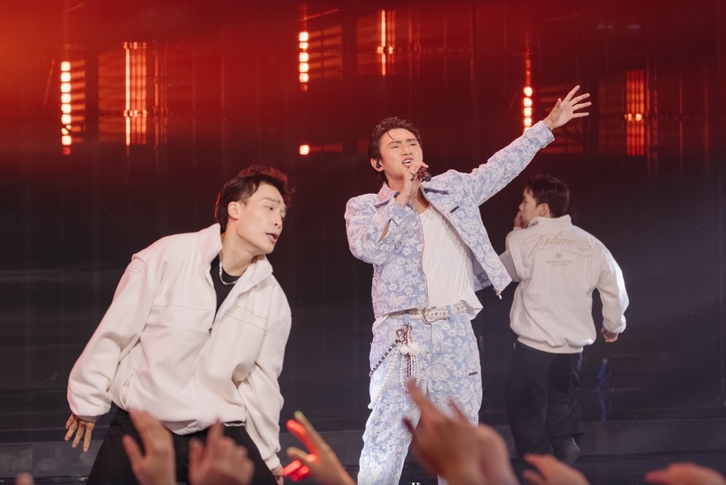 MANBO caused a stir at the Rap Viet final. Photo: Producer.