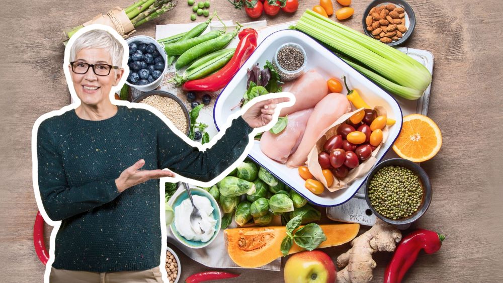 A healthy diet helps prolong life. Graphics: Thanh Thanh