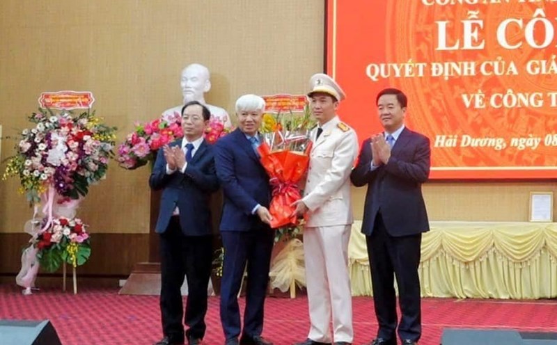 Lieutenant Colonel Nguyen Van Duc is the new Chief of Hai Duong City Police. Photo: Hai Duong City Police