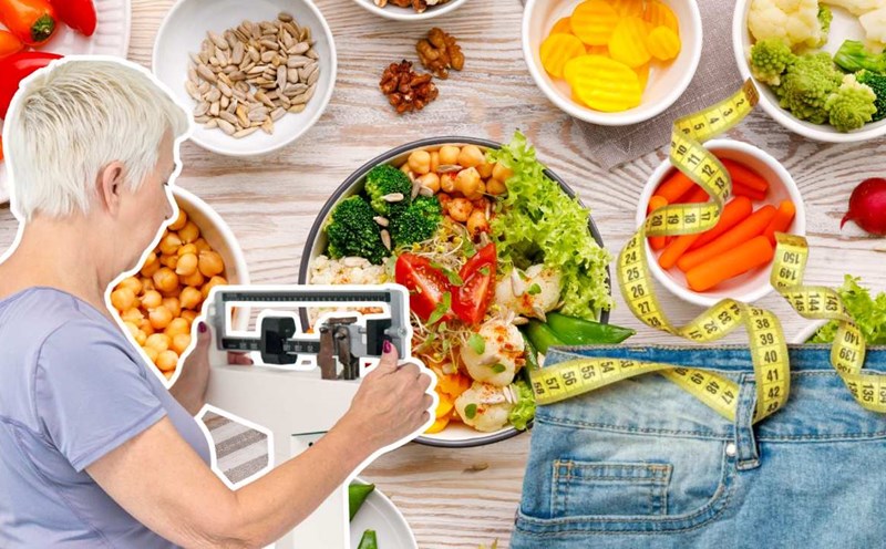 Healthy eating helps reduce belly fat in your 40s and 50s. Graphics: Thanh Thanh