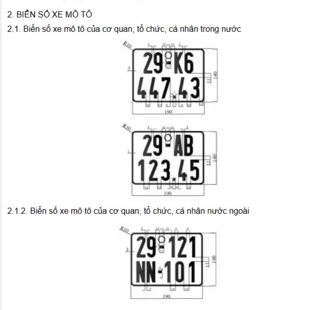 Mau bien so xe may tu 2025. Anh: Cong tong tin Bo Cong an