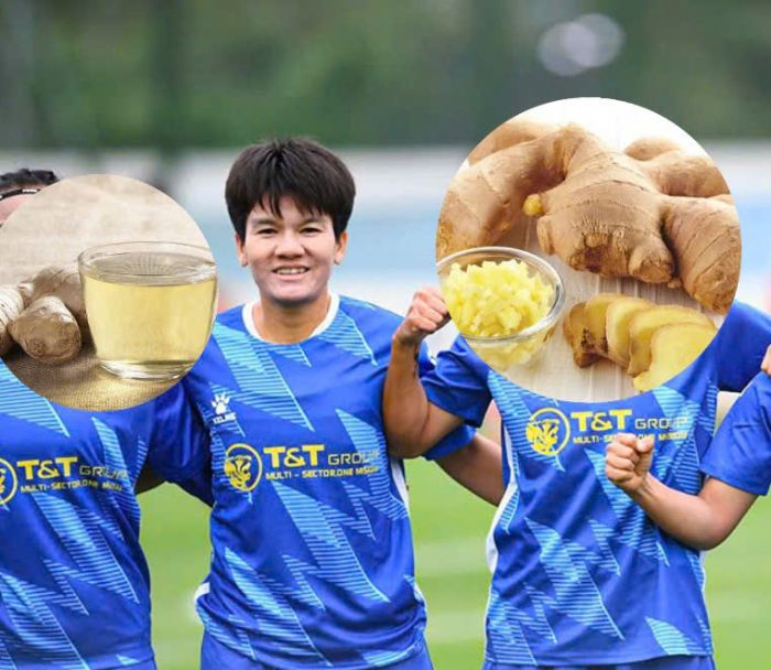 Players in the 2024 National Women's Cup have their own methods to keep warm in Hanoi's cold weather. Photo: VFF