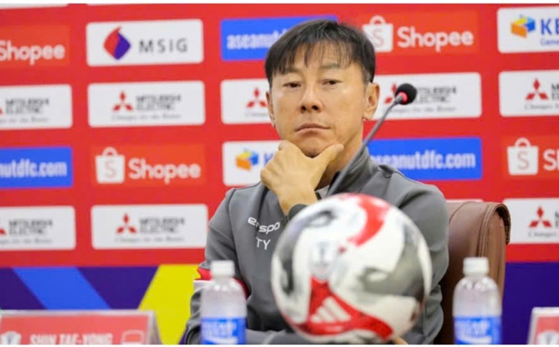 Coach Shin Tae-yong highly appreciated the Myanmar team before the opening match of the Indonesian team. Photo: AFF Cup