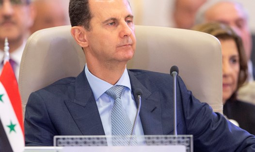 Tổng thống Syria Bashar al-Assad dự Hội nghị thượng đỉnh Liên đoàn Arab ở Saudi Arabia, ngày 19.5.2023. Ảnh: Xinhua