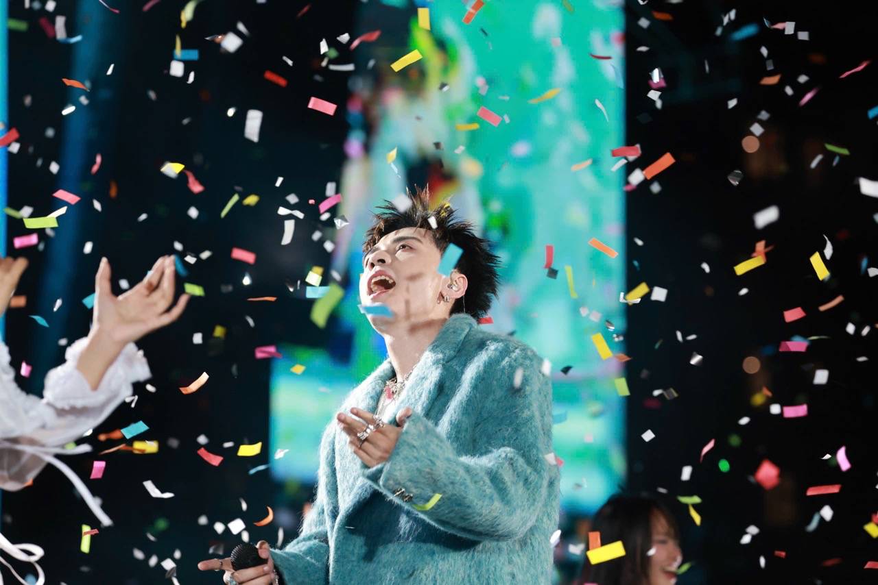 Quang Hung MasterD's brother at the music festival. Photo: Organizer