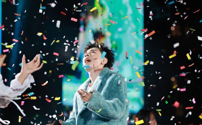 Quang Hung MasterD's brother at the music festival. Photo: Organizer