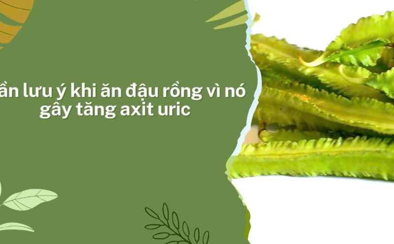 Be careful when eating winged beans because it increases uric acid. Graphics: Huong Giang
