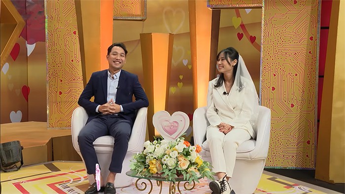 The couple at "Newlyweds". Photo: Producer.