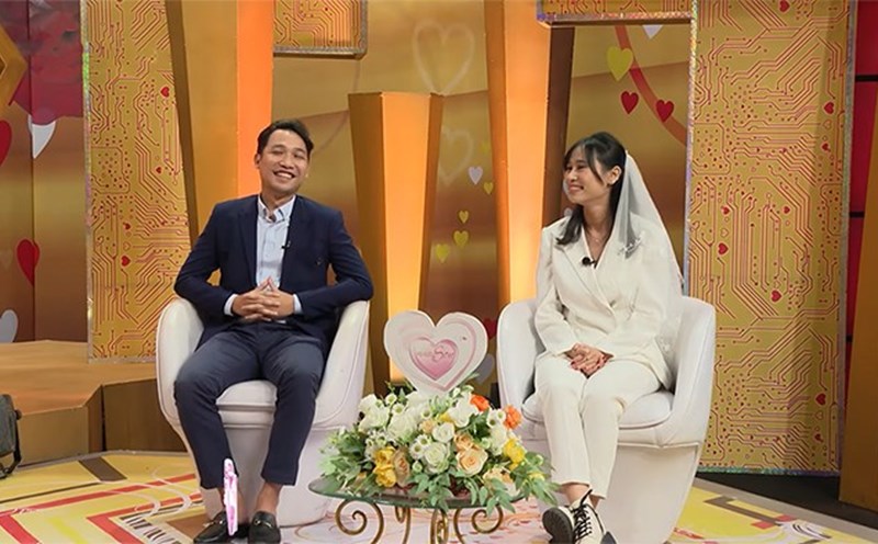 The couple at "Newlyweds". Photo: Producer.