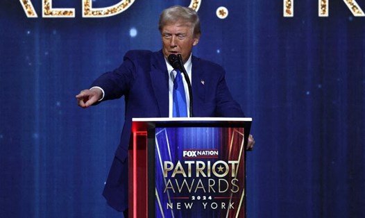 Tổng thống đắc cử Donald Trump công bố kế hoạch trục xuất tất cả người nhập cư trái phép khỏi nước Mỹ. Ảnh: AFP