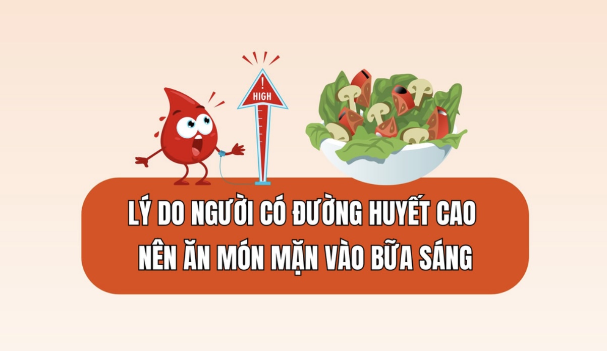 Why people with high blood sugar should eat salty food for breakfast