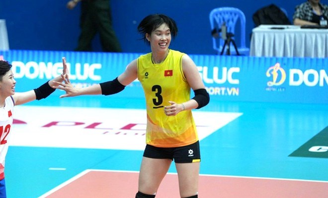 Main striker Thanh Thuy. Photo: VFV