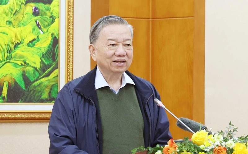 General Secretary To Lam emphasized the need for the Central Economic Committee to revolutionize its thinking and organizational structure. Photo: VNA