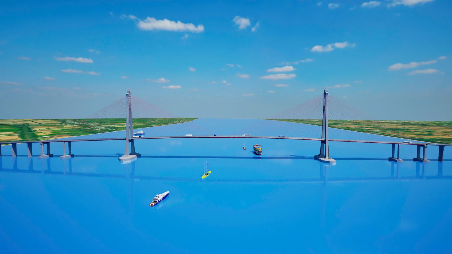 Perspective of Dai Ngai Bridge 1