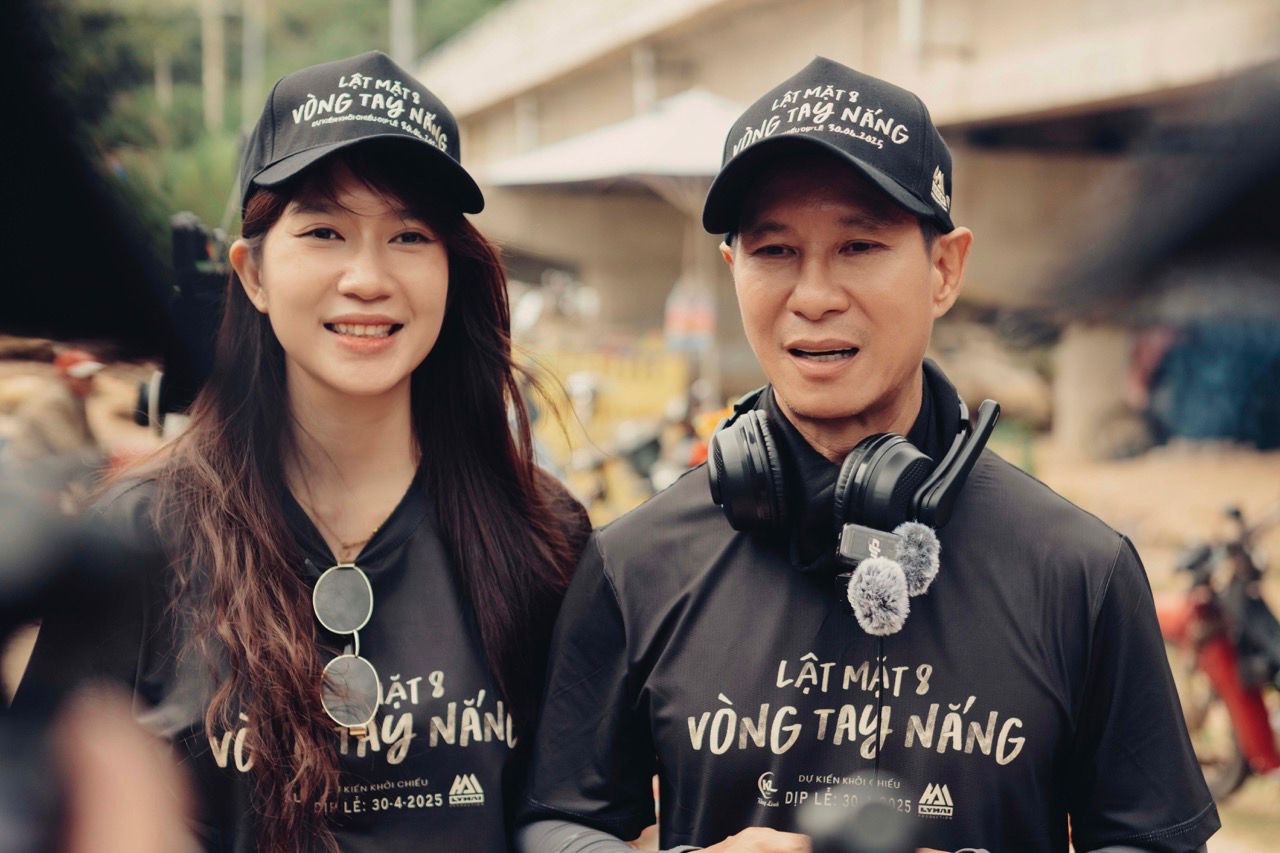 Director Ly Hai and producer Minh Ha. Photo: Producer.