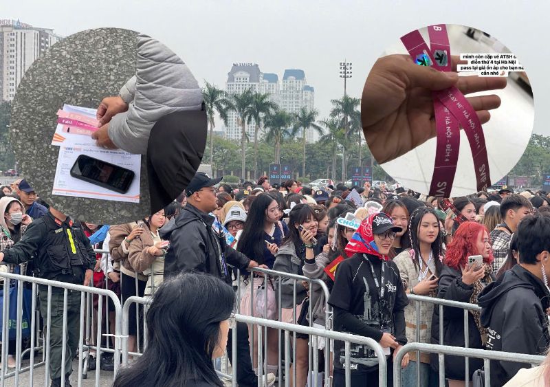 Tickets for the concert "Anh trai say hi" are being sold at a loss. Photo: Hoang Hue