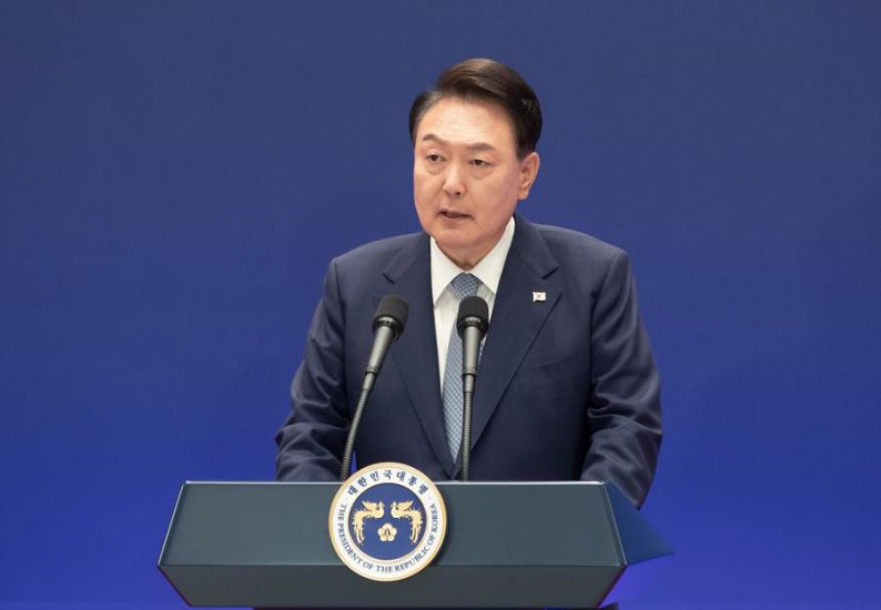 South Korea's Justice Ministry approved an exit ban on President Yoon Suk Yeol. Photo: Xinhua