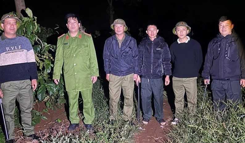Cac to tuan tra duoc trien khai lien tuc trong nhung tuan qua tren dia ban huyen Krong Nang. Anh: Cong an cung cap
