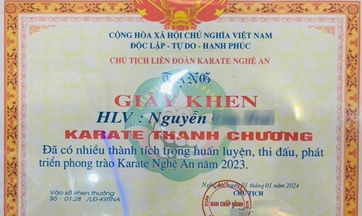 Ông Nguyễn Anh Tuấn hiện nay là Chủ tịch Liên đoàn Karate Nghệ An (trước đây là Chủ tịch Hiệp hội Karatedo Nghệ An, nhiệm kỳ 2019-2024). Ảnh: Quang Đại