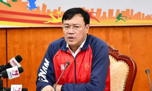 Cục trưởng Cục Thể dục Thể thao Đặng Hà Việt. Ảnh: Bùi Lượng
