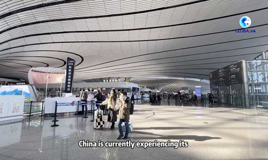 Sân bay quốc tế Đại Hưng Bắc Kinh, Trung Quốc. Ảnh: Xinhua