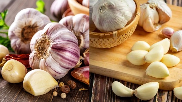 Tỏi cải thiện sức khoẻ tim mạch cho nam giới. Ảnh ghép: HƯƠNG SƠN 