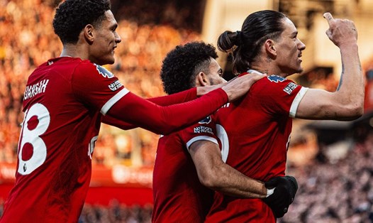 Liverpool thắng 3-1 trước Burnley ở vòng 24 Premier League 2023-2024. Ảnh: Liverpool FC