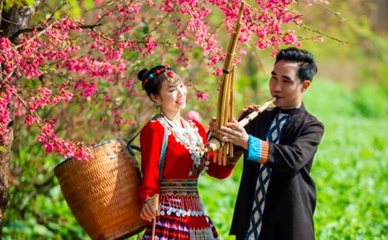 Lễ hội Khèn hoa 2024 chính thức được khai mạc vào mùng 3 Tết. Ảnh: BTC