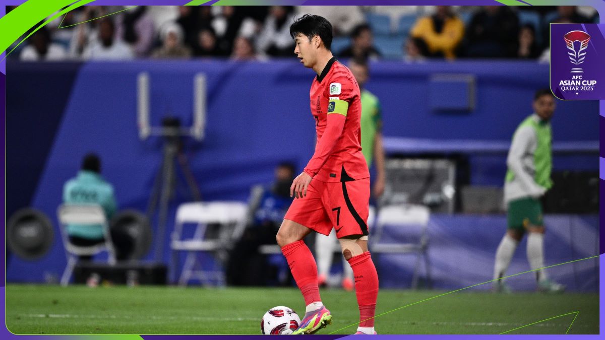 Son Heung-min cùng tuyển Hàn Quốc đã bị loại tại bán kết của Asian Cup 2023 dù sở hữu đội hình đầy rẫy ngôi sao. Ảnh: AFC