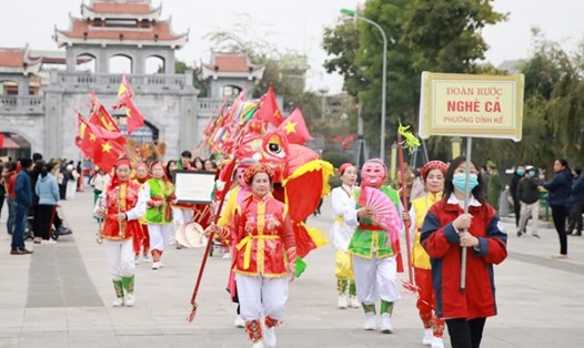 Một lễ hội trên địa bàn tỉnh Bắc Giang. Ảnh: Bacgiang.gov.vn
