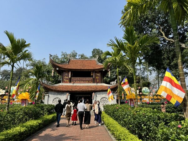 Chùa Bút Tháp là di tích quốc gia đặc biệt, điểm nhấn phát triển du lịch tâm linh của tỉnh Bắc Ninh. Ảnh: Trí Minh.