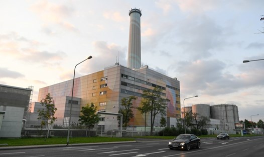 Nhà máy nhiệt điện ở Frankfurt, Đức. Ảnh: Xinhua