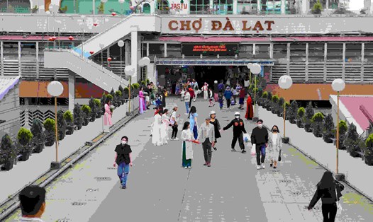 35.000 du khách xông đất Lâm Đồng dịp đầu năm mới. Ảnh: Mai Hương