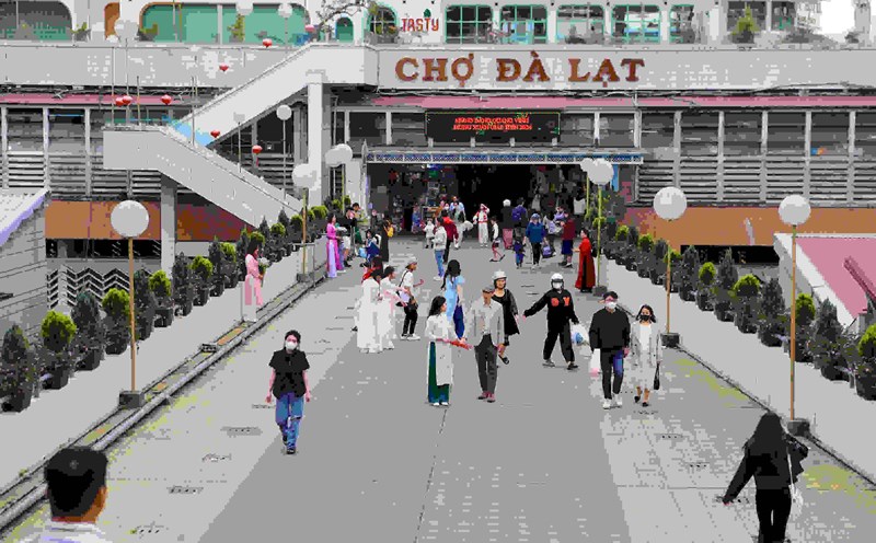 35.000 du khách xông đất Lâm Đồng dịp đầu năm mới. Ảnh: Mai Hương