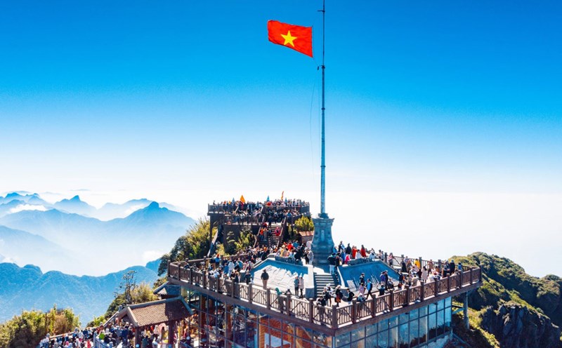 Cùng với hội xuân "Mở cổng trời Fansipan", Sa Pa dự kiến đón trên 100.000 lượt khách trong dịp Tết Nguyên đán Giáp Thìn. Ảnh: BTC