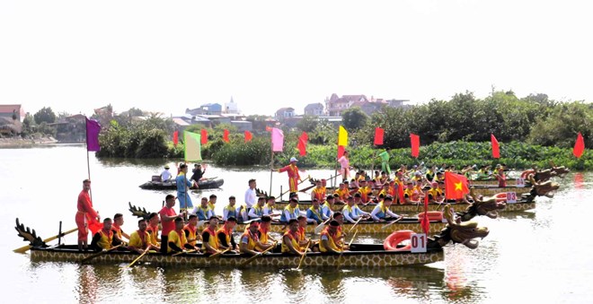 Hải Phòng khai hội bơi trải đền chùa Ngọ Dương - Di sản văn hoá phi vật thể