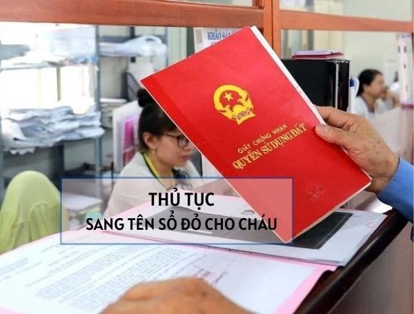 Chi tiết thủ tục để ông bà sang tên sổ đỏ cho cháu