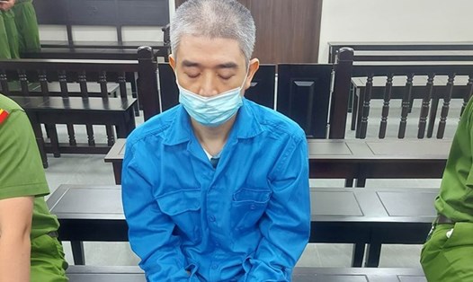 Mai Xuân Thái tại phiên sơ thẩm xét xử về hành vi giết người. Ảnh: Việt Dũng