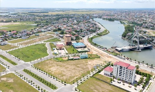 Khu đô thị Bắc Sông Hiếu ở tỉnh Quảng Trị được đầu tư cơ sở hạ tầng. Ảnh: Hưng Thơ