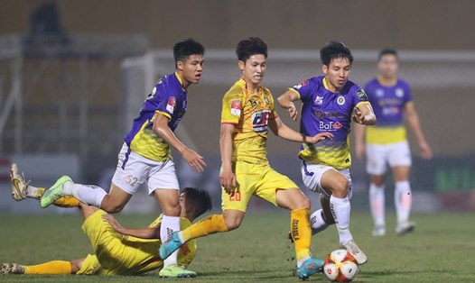 Câu lạc bộ Thanh Hoá tiếp đón Hà Nội tại vòng 9 V.League 2023-2024. Ảnh: Minh Dân