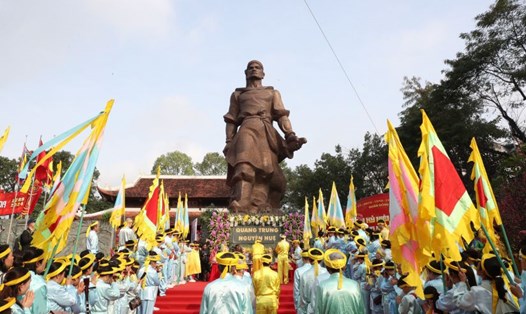 Lễ hội kỷ niệm 235 năm Chiến thắng Ngọc Hồi - Đống Đa. Ảnh: Hải Nguyễn