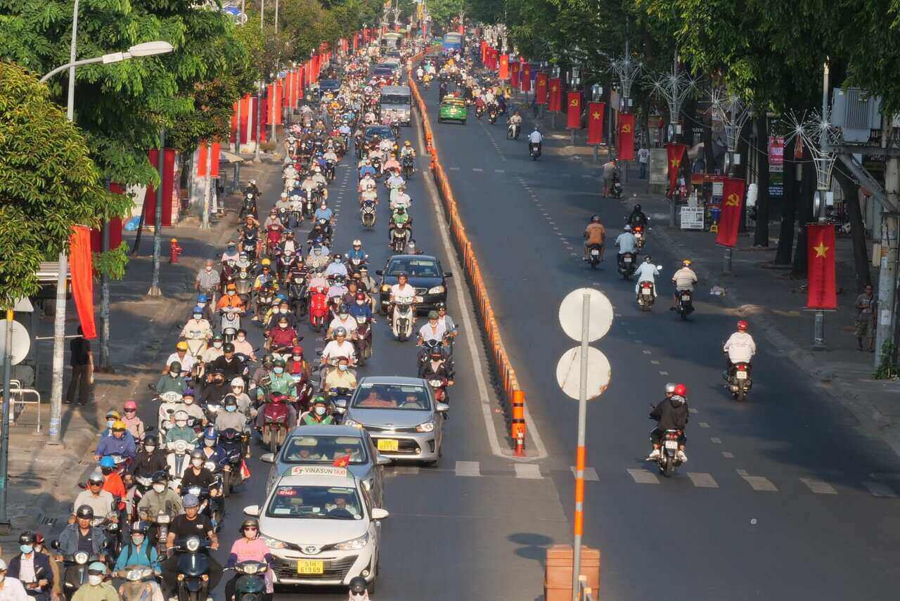 Đường Quang Trung, quận Gò Vấp khá thông thoáng.