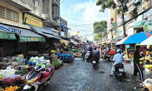 Sau Tết, các chợ truyền thống tại TP Cần Thơ đã bắt đầu mở cửa kinh doanh trở lại. Ảnh: Bích Ngọc