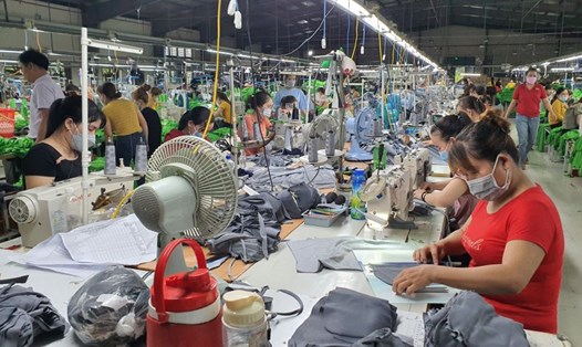 Hơn 95% công nhân tại Quảng Nam đã phấn khởi quay trở lại làm việc sau kỳ nghỉ Tết Nguyên đán Giáp Thìn 2024. Ảnh: Hoàng Bin