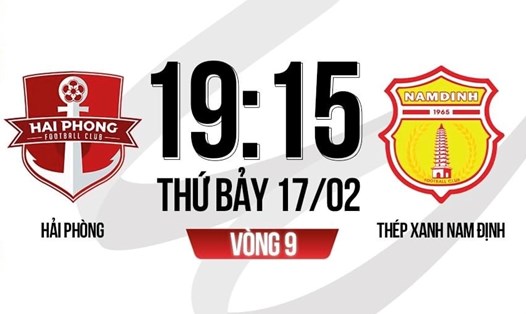 Hải Phòng tiếp đón Nam Định tại vòng 9 V.League 2023-2024. Ảnh: FPT Play