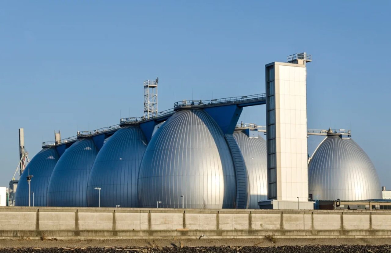 Một cơ sở dự trữ khí đốt ở Hamburg, Đức. Ảnh: Shutterstock