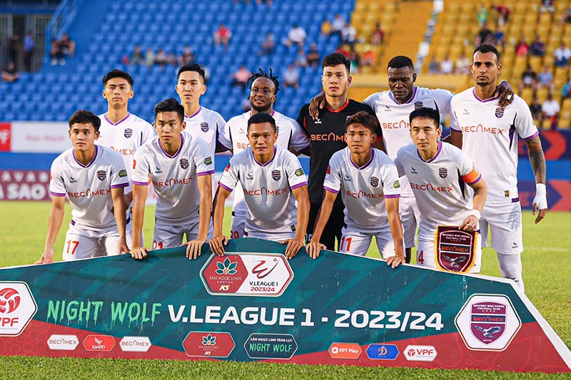 Chiều 17.2, Bình Dương có trận đấu gặp Quảng Nam ở lượt trận vòng 9 Night Wolf V.League 2023-2024.