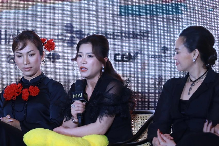 Kiều Linh được khán giả nhớ tới sau 5 năm vắng bóng khi tham gia phim “Mai“. Ảnh: NSX.