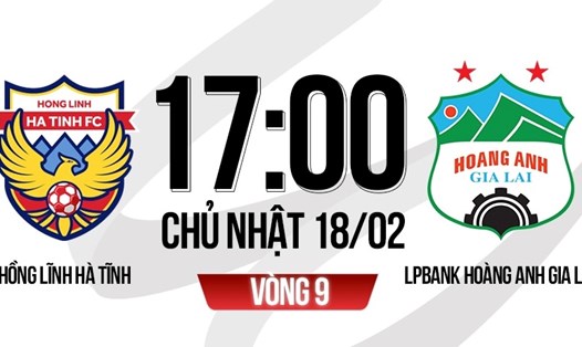 Câu lạc bộ Hồng Lĩnh Hà Tĩnh chạm trán Hoàng Anh Gia Lai tại vòng 9 V.League 2023-2024. Ảnh: FPT Play